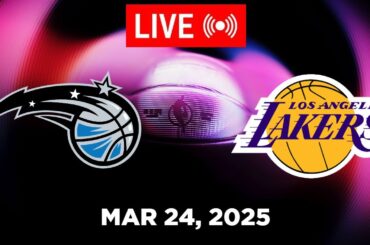 NBA LIVE! Los Angeles Lakers vs Orlando Magic March 24, 2025 | 2025 NBA Season Live 2K