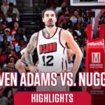 Steven Adams Posts 14 points & 12 rebounds vs. Denver Nuggets | Houston Rockets