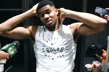 Giannis Antetokounmpo Postgame Media Availability | 03.23.25