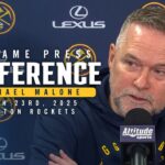 Coach Malone Pregame Press Conference vs. Rockets 🎙 | 3/23/25
