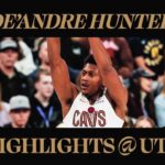 Cavs at Jazz | De'Andre hunter Highlights | 3.23.2025