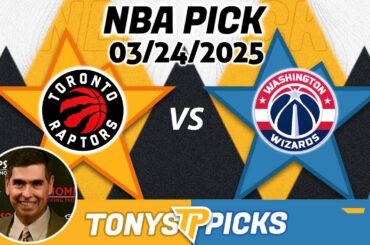 Toronto Raptors vs. Washington Wizards Pick 3/24/25 NBA Pick Prediction