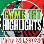 Boston Celtics VS Portland Trail Blazers Game 1st Highlights Mar 23,2025 NBA Season 2024-25