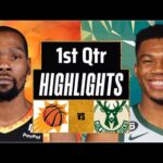 Phoenix Suns vs. Milwaukee Bucks Full Highlights 1st Qtr | Mar 24 | 2025 NBA Highlights