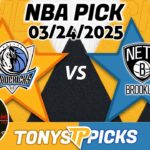 Dallas Mavericks vs. Brooklyn Nets Pick 3/24/25 NBA Pick Prediction
