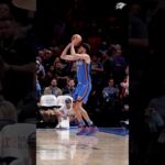 24 Thunder threes tonight & everyone hit one 🎯 #nba #okcthunder #shorts