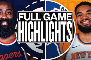 Los Angeles Clippers Vs New York Knicks Full Game Highlights Mar 24,2025 NBA Season 2024-25