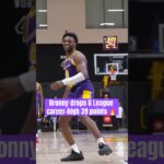 Bronny James cooking in the G 👑 (via @SouthBayLakers)