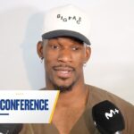 Jimmy Butler III Reacts to Warriors Game vs. Heat