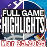 Oklahoma City Thunder VS Sacramento Kings Full Game Highlights Mar 25,2025 NBA Season 2024-25