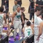 Desmond Bane shoves Santi Aldama on Grizzlies bench during timeout 😳