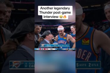 The OKC team chemistry is different 🤣🔥