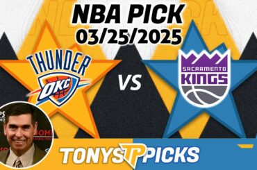 Oklahoma City Thunder vs Sacramento Kings Pick 3/25/25 NBA Pick Prediction