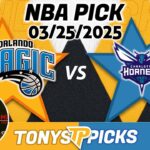 Orlando Magic vs Charlotte Hornets Pick 3/25/25 NBA Pick Prediction