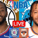 LIVE: LOS ANGELES CLIPPERS vs NEW YORK KNICKS | NBA | PLAY BY PLAY | SCOREBOARD