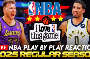 🔴LAKERS vs INDIANA PACERS │ 2025 NBA Season Basketball Game Play-By-Play Reaction & Scoreboard