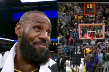 LeBron James talks GAME-WINNER vs Pacers, Postgame Interview 🎤