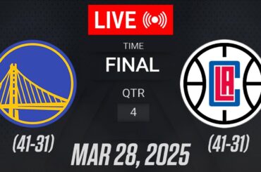 NBA LIVE! Golden State Warriors vs Los Angeles Clippers | March 28, 2025 | Warriors vs Clippers 2K25