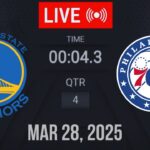 NBA LIVE! Philadelphia 76ers vs Golden State Warriors | March 28, 2025 Warriors vs Sixers | 2K25