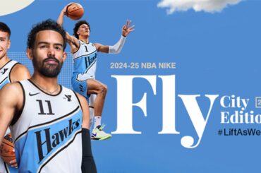 REVEAL 🎽 Atlanta Hawks 2024-25 Nike NBA Fly City Edition Uniform 2.0