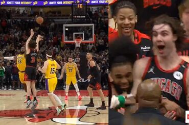 Josh Giddey INSANE HALF COURT GAME WINNER BUZZER BEATER vs Lakers