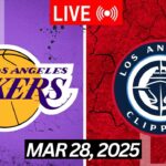 NBA LIVE!  Los Angeles Lakers vs Los Angeles Clippers I NBA 2K25 March 28 2025  LAL VS LAC 2K25