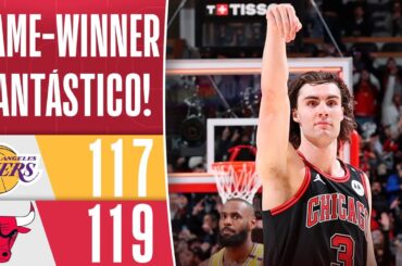 GIDDEY acerta GAME-WINNER INACREDITÁVEL, e BULLS viram sobre os LAKERS! - Melhores Momentos