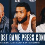 Jason Kidd, Jaden Hardy & Anthony Davis | Post Game @ ORL | 03/27/25