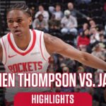 Amen Thompson (15 points) Highlights vs. Utah Jazz | Houston Rockets