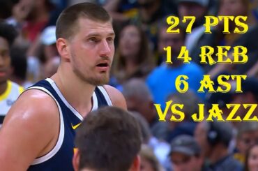 Nikola Jokic 27 Pts 14 Reb 6 Ast Utah Jazz vs Denver Nuggets HIGHLIGHTS