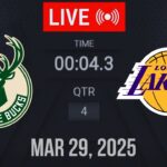 NBA LIVE! Los Angeles Lakers vs Milwaukee Bucks | March 29, 2025 | Lakers vs Bucks LIVE 2K25
