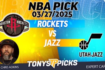 Houston Rockets vs Utah Jazz Pick 3/27/25 NBA Pick Prediction