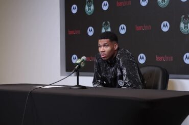 Giannis Antetokounmpo Postgame Press Conference | 03.28.25