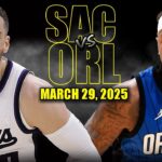 Sacramento Kings vs Orlando Magic Full Game Highlights - March 29, 2025 | NBA Regular Season