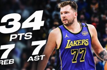 Luka Dončić Drops 34 Points In Indy! | March 26, 2025