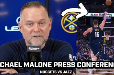 Michael Malone on Jokic's 2nd Full Court Shot & More After WIN vs Jazz
