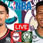 LIVE: ATLANTA HAWKS vs MILWAUKEE BUCKS | NBA | PLAY BY PLAY | SCOREBOARD
