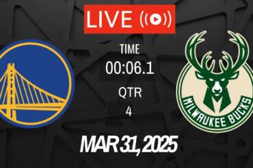 NBA LIVE! Golden State Warriors vs Milwaukee Bucks I March 31, 2025 Warriors vs Bucks I 2K Live