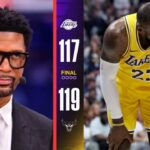 "This is an inexcusable loss" - NBA Gametime rips LeBron and Lakers after 119-117 loss vs Bulls