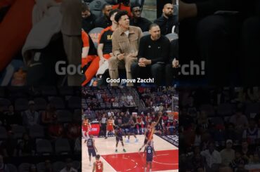 Jalen mic’d up on the bench! 🎙️ #nba #hawks #jalenjohnson #micdup