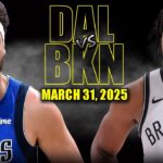 Dallas Mavericks vs Brooklyn Nets Full Game Highlights - March 31, 2025 | NBA Regular Season