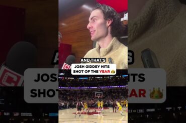 Josh Giddey KNEW his halfcourt game-winner was going in 😤