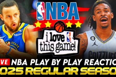 🔴WARRIORS vs MEMPHIS GRIZZLIES │ 2025 NBA Basketball Game Play-By-Play Reaction & Scoreboard