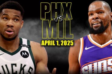 Milwaukee Bucks vs Phoenix Suns Full Game Highlights - April 1, 2025 | NBA Regular Season