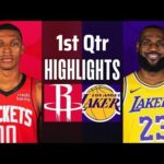 Los Angeles Lakers vs Houston Rockets Full 1st Qtr Highlights - Mar 31 - 2025 NBA Highlights