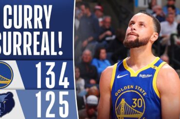 CURRY comanda o jogo com 52 PONTOS, e WARRIORS levam a melhor sobre os GRIZZLIES - MELHORES MOMENTOS