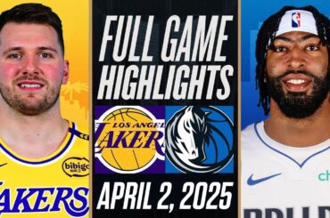 LAKERS vs MAVERICKS FULL GAME HIGHLIGHTS APRIL 2, 2025 NBA FULL GAME HIGHLIGHTS TODAY 2K25