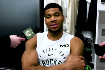 Giannis Antetokounmpo Postgame Media Availability | 04.01.25