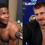 Anthony Edwards and Nikola Jokic hilarious reactions to Jokic 61 point triple double 😂