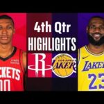 Los Angeles Lakers vs Houston Rockets Full 4th Qtr Highlights - Mar 31 - 2025 NBA Highlights
